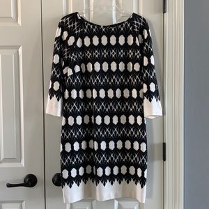 Black and White Just Taylor Dress